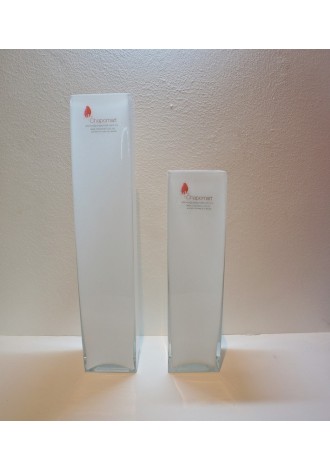 Cuadrado de cristal blanco,...
