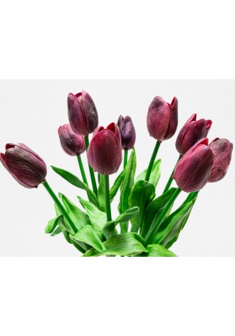 Ramo de tulipanes con 10...