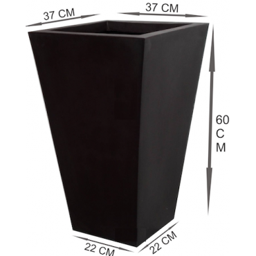 Maceta Ari polietileno 60cm...